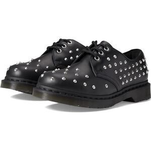 NIB DR MARTENS Women's 1461 Stud Wanama Leather Lace Up Oxford Derby Shoes
